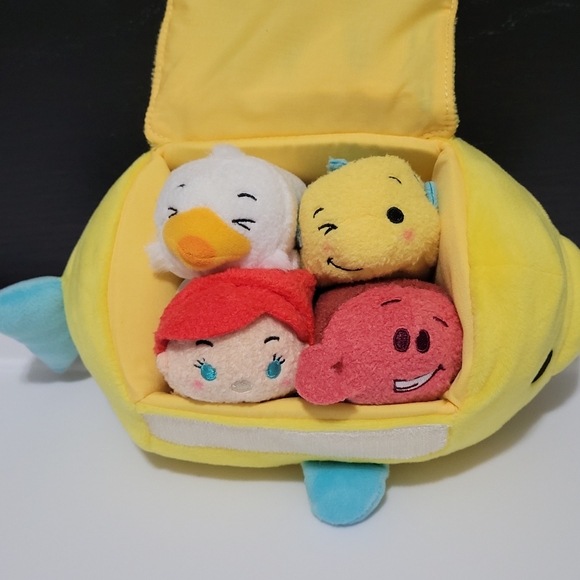 The Little Mermaid ''Tsum Tsum'' Plush Set - Small Bag - 8'' - Plus 4 Minis - 3 - Picture 2 of 3